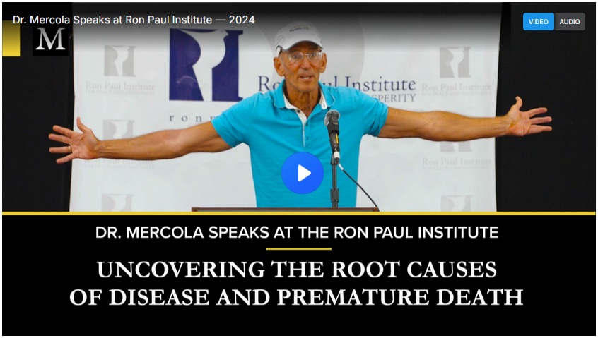 Mercola at Ron Paul institute